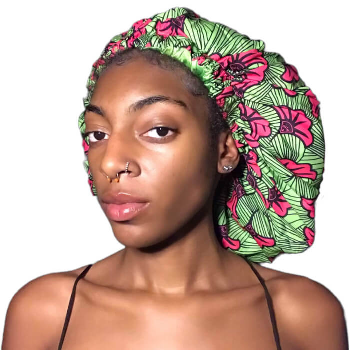 LOUD FLORAL ANKARA BONNET