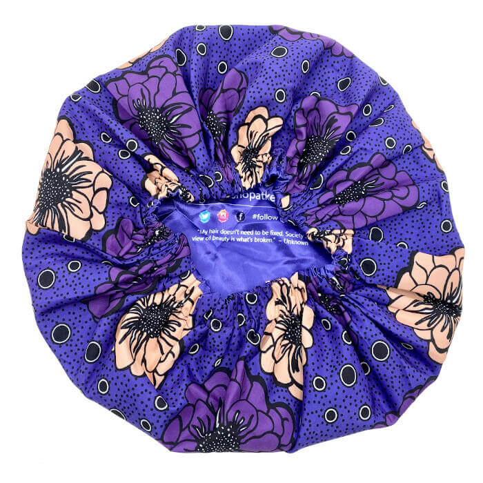 PURPLE ANKARA BONNET